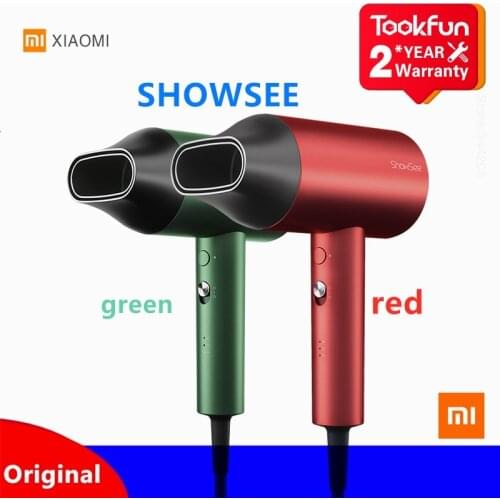 Xiaomi Mijia SHOWSEE A5-R G Anion Hair Dryer Negative Ion hair care Professinal Quick Dry Home 1800W Portable Diffuser Constant