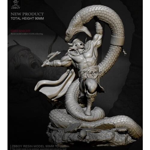 H75mm 1/24 Resin model kits figure beauty colorless and self-assembled TD-2620