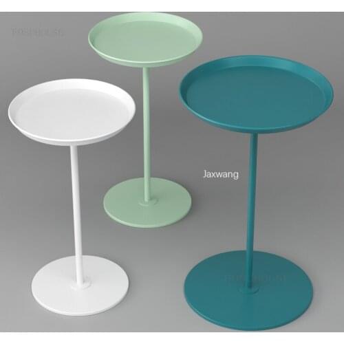 Custom Coffee Tables Design Macarons Color Side Table Simple Small Balcony Living Room Sofa Bedside Personality Corner Low Table