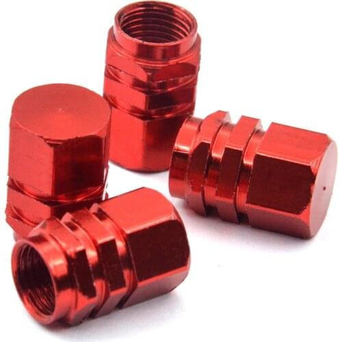 4pcs Car Tire Valve Stem caps Bolt-in Aluminum Theftproof valve caps Car Wheel Tires Valves Tyre Stem Air Caps