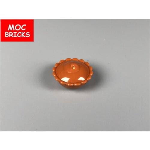 10pcs/lot MOC Bricks Chocolate pie with Cream Filling Pattern fit with 93568pb001 DIY Building Blocks Toys for KIDS Xmas gifts