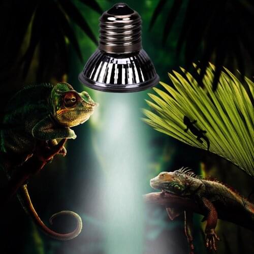 Reptile UVA+UVB 3.0 Heating Lamp Full Spectrum Sunlamp Basking Pet Brooder Heat Light Lamp Bulb 25W 50W 75W