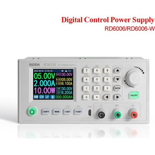 RD6006P RD6006PW USB WiFi DC DC Voltage Current Step Down Power Supply Monitor Multimeter Buck 60 Adjustable Converter