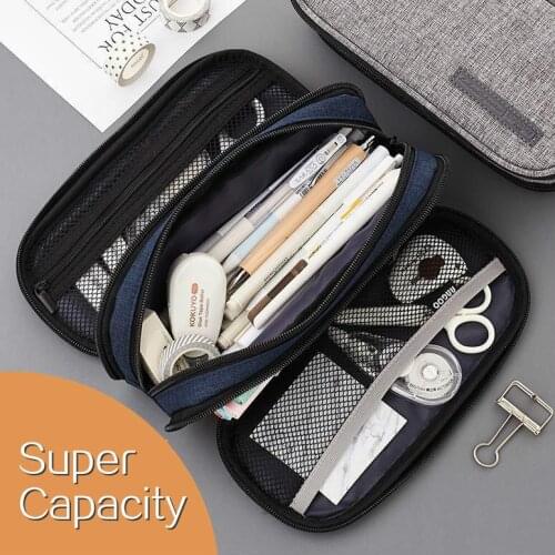 Super Multifunction Pencil Case Large Capacity Pencilcase School Pen Case Supplies Pencil Bag School Box Pencil Pouch Stationery