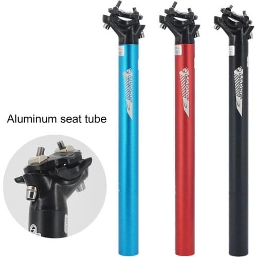 27.2/30.9/31.6mm Mountain Bike Seatpost Aluminum Alloy Seat Tube Long Bicycle Fixed Gear Seat Post Extension Bike Aceessories