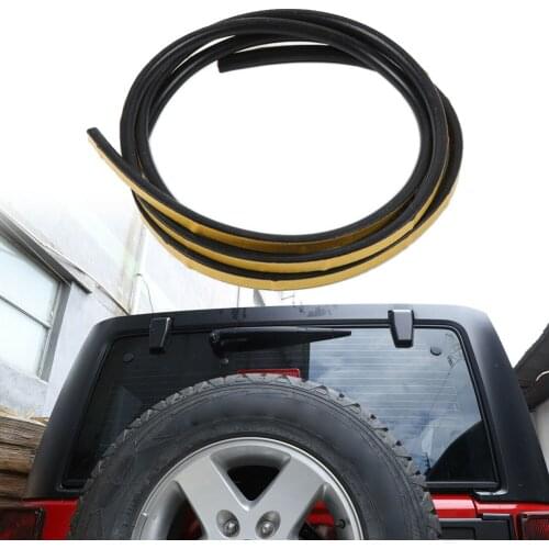 DIY Windshield Rain Gutter Guard Deflector Strip For Jeep Wrangler JK 2007-2018 Rain Gutter Automotive Goods Car Accessories