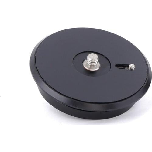 Fittest Tripod Flat Top Plate Head Base Camera Support Adapter Sandbag Hook for Gizto Photography Videography Cine 3/8'' Stud