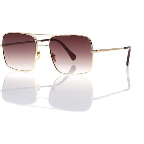 Harmony By Bh Plt 01 Gold Brown Unisex Sunglasses
