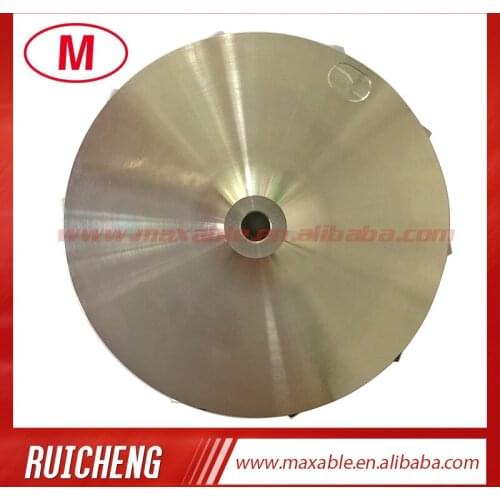 RHF5 52.56/68.01mm 5+5 blades Reverse high performance turbocharger billet/milling/aluminum 2618 compressor wheel