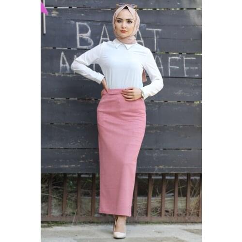 Suede Skirt TSD1745 Powder
