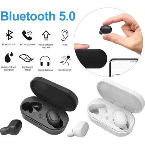 10 PCS TWS-M1 Bluetooth V5.0 Wireless Earphone True IPX5 Waterproof Sports Stereo Headset With Mic Auto Charging Box