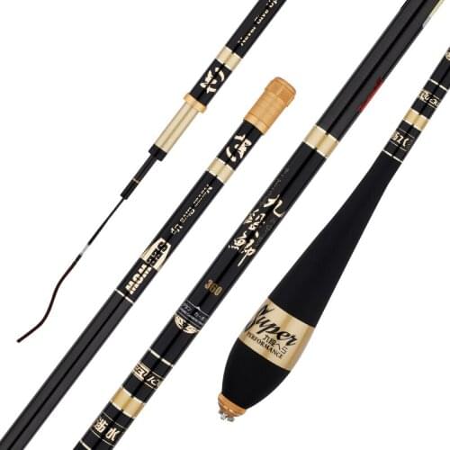 2.7m-5.4m Taiwan Fishing Olta Telescopic Fishing Rod Super Light Pesca Short Sections Hand Poles Competition Fishing Canne Peche
