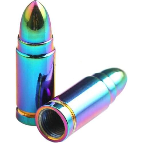 4x Car Truck Aluminum Tire Wheel Rim Stem Air Valve Caps Tyre Cover Colorful