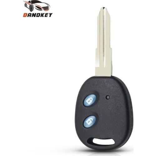 Dandkey For Chevrolet Epica Aveo Spark LOVA Sail Lechi Remote Key Shell Case 2 Buttons Replacemnt Uncut Blade Blank Case