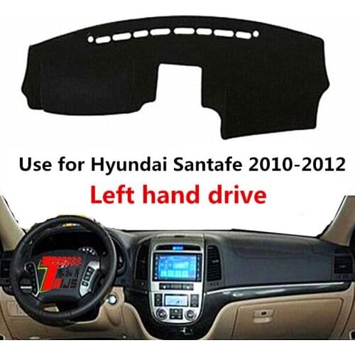 TAIJS Factory Casual anti UV Polyester Fibre Car Dashboard Cover For Hyundai Santafe 2010-2012 Left hand drive