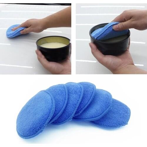 Clean Buffer Car Cleaning Soft Vehicle Accessories Foam Applicator Car Wax Sponge Dust Remove Auto Care Polishing Pad