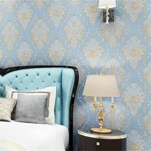 Beibehang European fine embossed 3D wallpaper living room bedroom study 3d wallpaper wall stickers wallpapers for living room