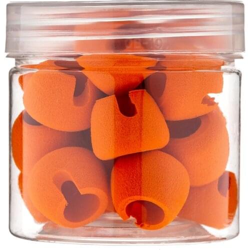 EZ TACT Memory Foam Finger Cover Grip for Hawk Style Tattoo Cartridge Needles 20 Pieces/Bottle