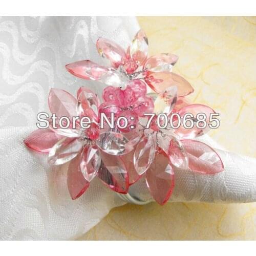 Crystal napkin rings for weddings napkin ring holder and party decoration napkin ring