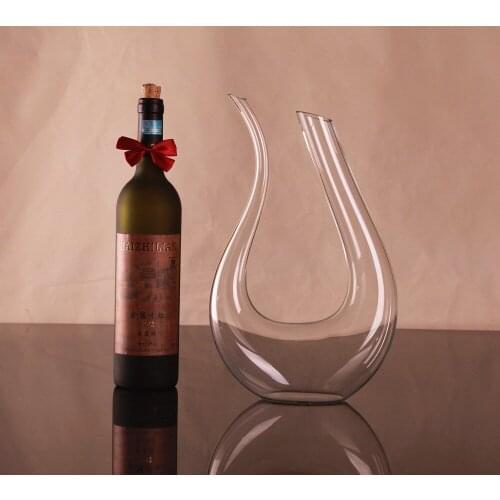 1PC 1500ml Crystal Red Wine Pourer Glass Decanter Brandy Decant Set Jug Bar Champagne Water Bottle Drinking Glasses Gift JS 1102
