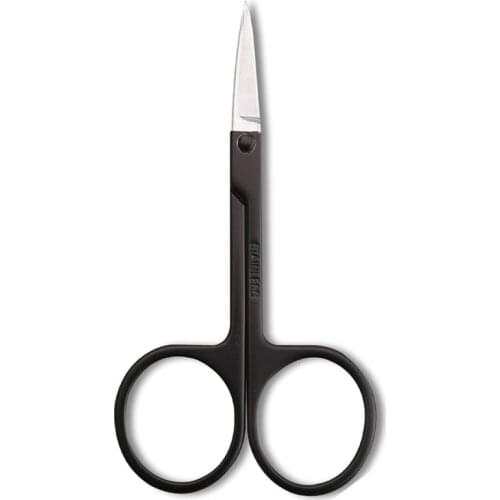 Stainless Steel Black Eyebrow Trimmer Scissors Eye Brow Knife Hair Removal Beauty Makeup Tools Nose Hair Trimmer Black