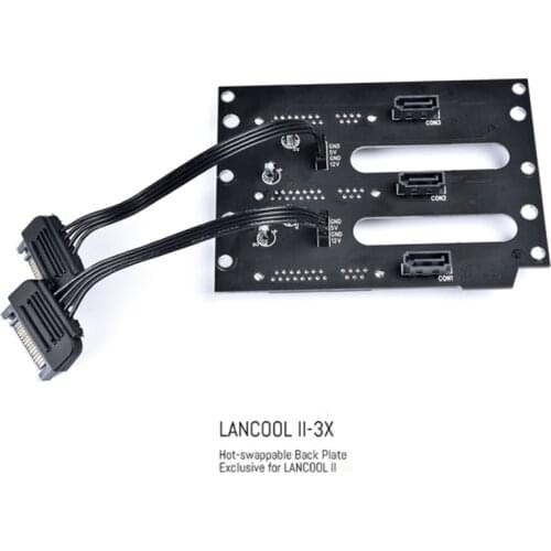 LIANLI Hot-Swappable Hard Drive Back Plate For LANCOOL II Case, 3 Hard Frives,lancool-ii-3x