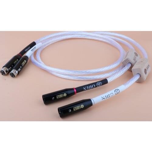Nordost Odin Supreme Reference Interconnects Cable With Silver Plated XLR Plug Connector