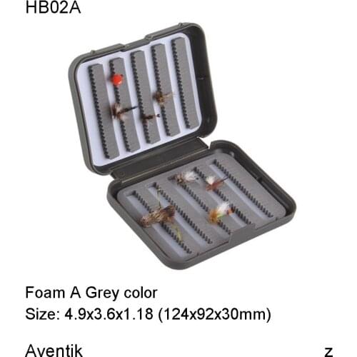Aventik Plastic Fly Fishing Box , Plastic Colorful Fly Box fly Fishing Box L