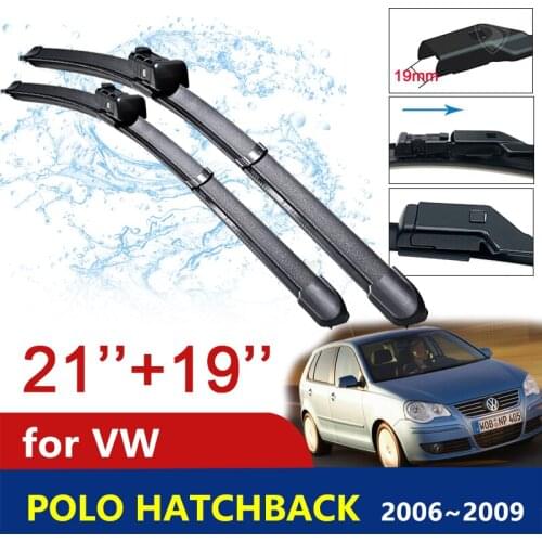 Car Wiper Blade for Volkswagen VW POLO Hatchback MK4 2006~2009 9N3 Front Windscreen Windshield Wipers Car Accessories 2007 2008