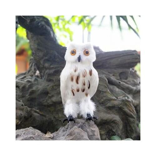 Cute real life owl model foam&feather simulation owl bird doll gift about 28cm xf2666