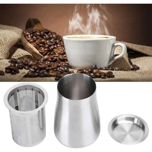 Stainless Steel Coffee Powder Sieve Sieve Powder Mesh Coffee Flour Filter Cup Coffee Making Accessory Coffee Sifter Filter Tools