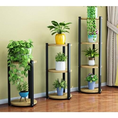 Flower rack multi-layer interior decoration province space balcony flower rack tieyi multi-layer living room indoor flowerpot sh