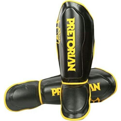 Thick Sparring MMA Boxing Muay Thai Shin Guards Insteps Boxer Sanda Martial Arts Training Leg Protector Guards 2019 DEO