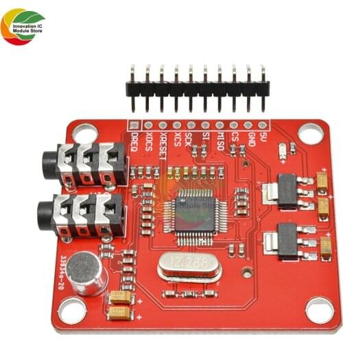 VS1053 VS1053B MP3 Module For Arduino Breakout Board With SD Card Slot VS1053B Ogg Real-time Recording For Arduino