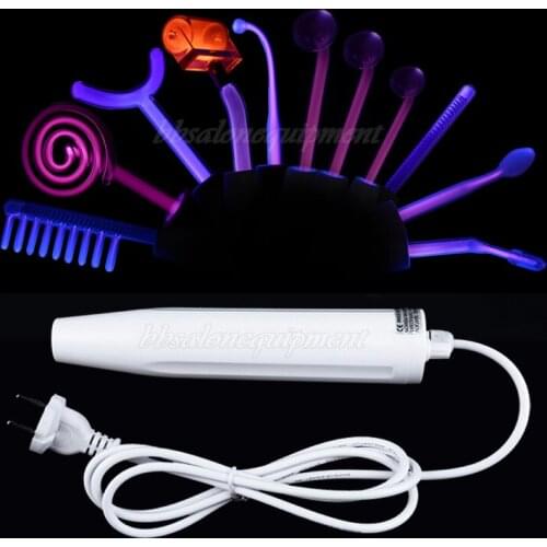 High Frequency With 11 Pieces Electrodes Skin Spot Remover Device Skin Care Acne Treatment Wrinkle Removal Beauty Machine