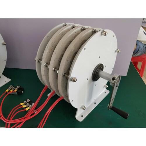 High-power Superimposed Disc Permanent Magnet Coreless Generator DIY Low-speed Brushless Wind Free Energy Research