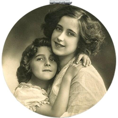 Youhaken mother and son Mirrors Mother and daughter Makeup mirrors mothers day gift Maternal love espejo MM199