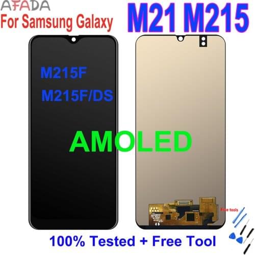 6.4" LCD For Samsung M21 M215 M215F M215F/DS LCD Display Touch Screen Digitizer Assembly LCD Replacement