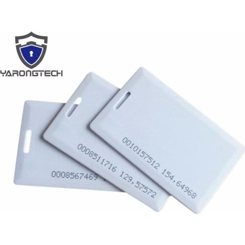 10pcs TK4100 RFID clamshell thick card 125KHZ ISO7816 EM4100 Low frequency ID access control card