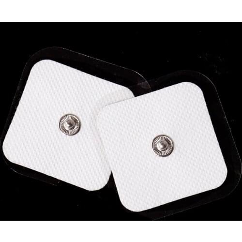 20/10Pcs 4*4cm Electrode Pads For Tens Acupuncture Physiotherapy Machine Ems Nerve Muscle Stimulator Slimming Massager Patch