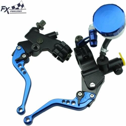 7/8" For Yamaha FZ6R XJ6 DIVERSION 2009 - 2015 2010 Motorcycle Master Cylinder Reservoir Brake Clutch Lever Hydraulic Brake