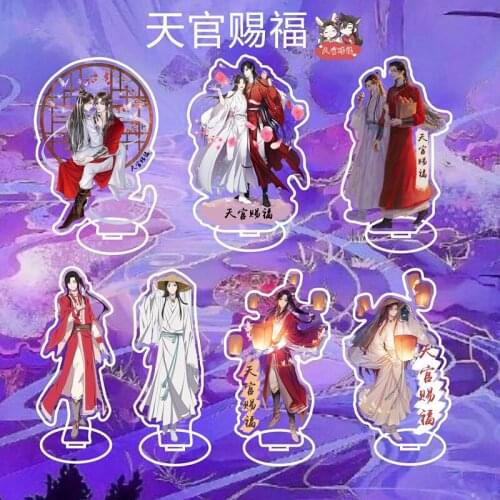 Hot Sale Anime Heaven Officials Blessing Merch Acrylic Stand Figure TianGuanCiFu Xie Lian Hua Cheng Fans Prop Painting Gift