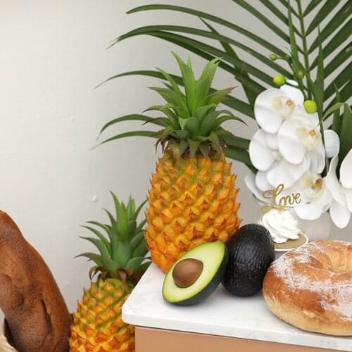 SWEETGO Artificial pineapple Fruit/food simulation foam fake ananas model home decorating for showcase photography tools