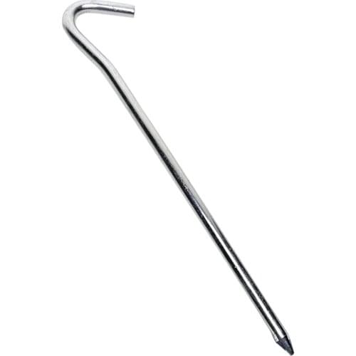 4PCS 18cm Camping Aluminum Alloy Tent Pegs Hook Sun Shelter Ground Nail Stakes
