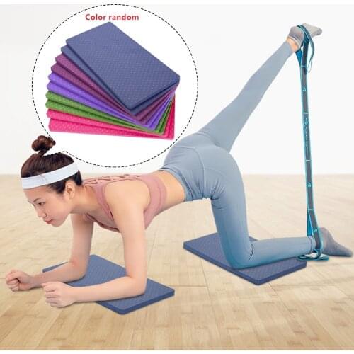 Portable Yoga Mat Abdominal Wheel Sports Fitness Equipment Mat Thickened Anti-skid Damping Knee Pad Household Kneeling Mat