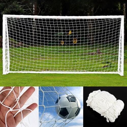 Hot Full Size Football Net for Soccer Goal Post Junior Sports Training 3.6m x1.8m Football Net Soccer Net High Quality