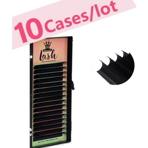 MASSCAKU Eyelash Extension Makeup Mink Eyelashes Individual Eyelash 16 Rows Natural Soft Lashes makeup tools