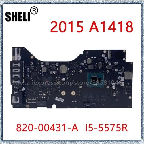 For A1418 iMac 21.5" Logic Board With I5 4K Screen 820-00431-A 820-00431-02 MK452 Late 2015 Motherboard