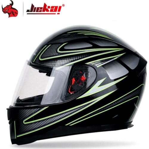 JIEKAI Motorcycle Helmet Motorbike Motocross Moto Helmet Crash Helmet Scooter Riding Full Face Helmets Casco Motorbike Capacete