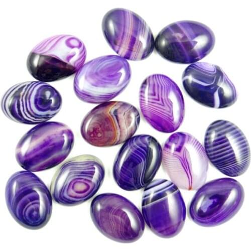 Natural Stone Turquoises Quartz Crystal blue Striped Onyx Oval Shape 10*14MM for diy Jewelry Making Ring Pendant accessories